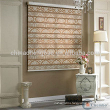 Home hotel office decorative jacquard style zebra blinds